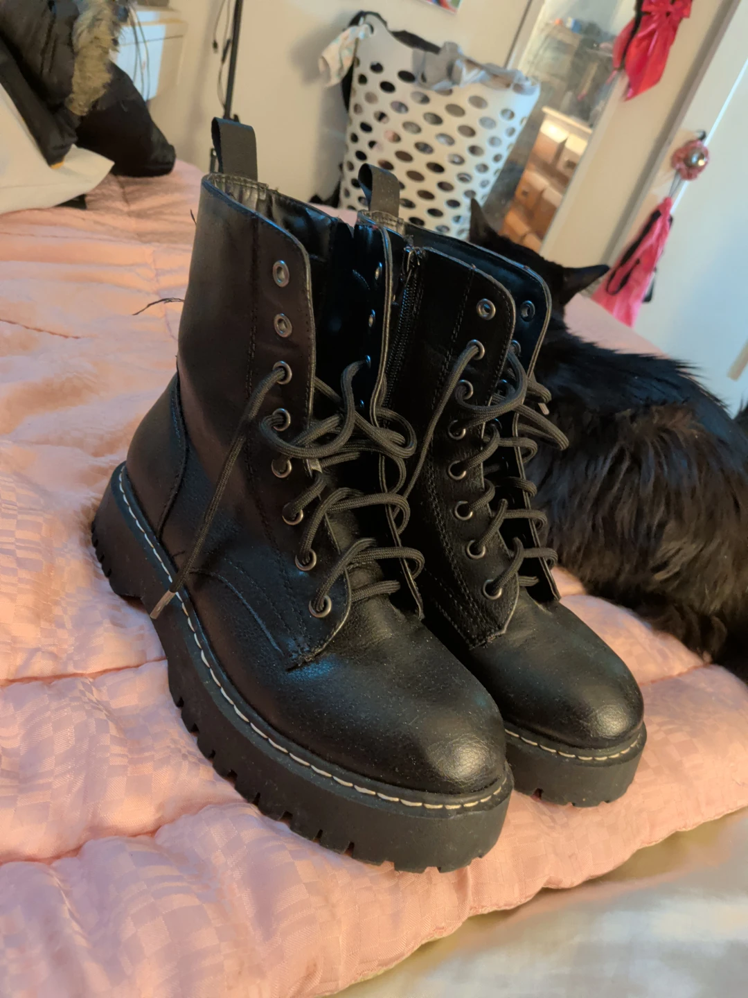 Black Combat Boots - photo 2