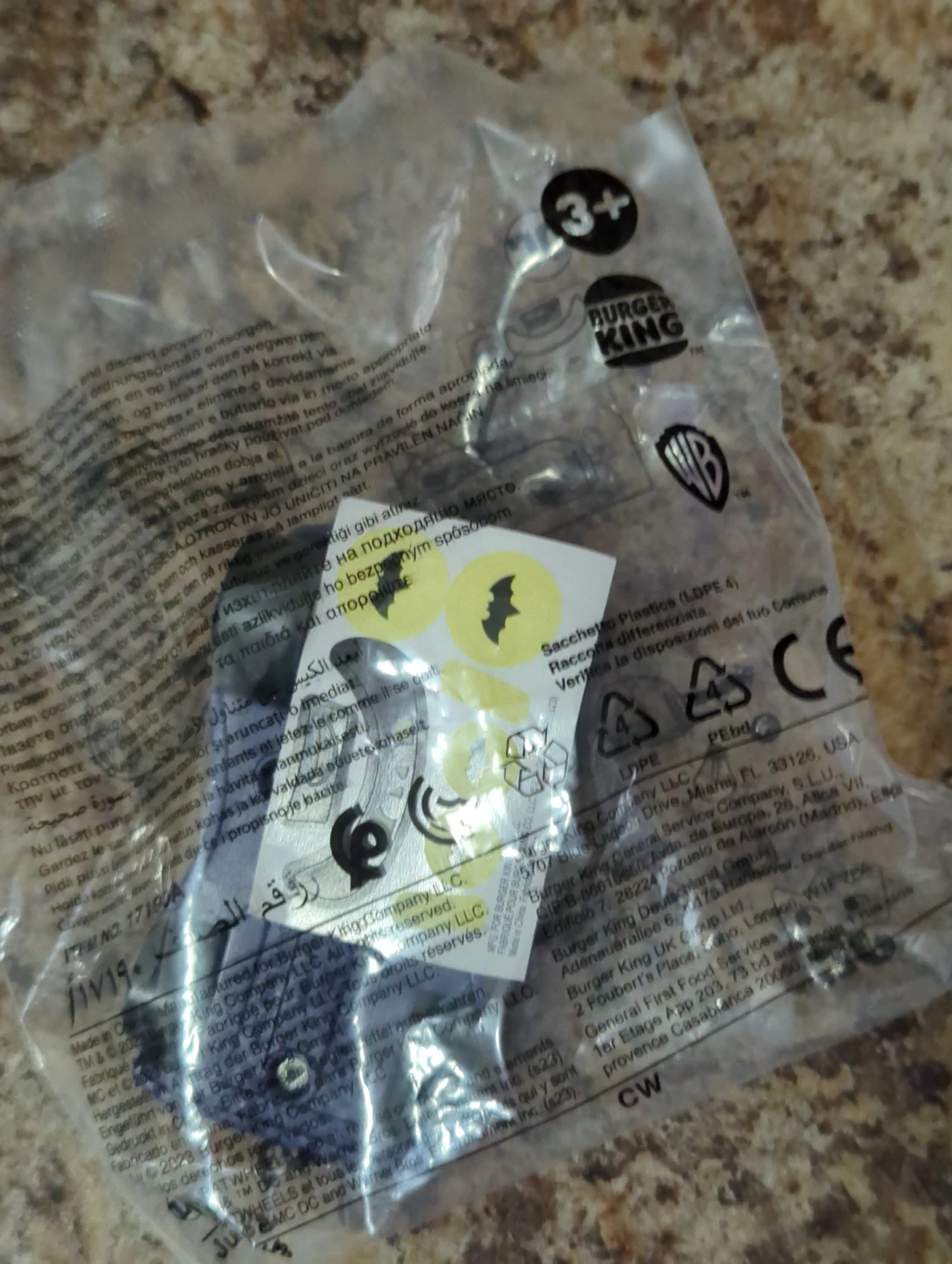Burger King Hot Wheels Batmobile Toy - New! - photo 2
