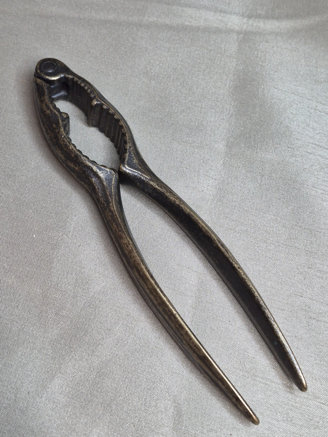 Vintage Solid Brass Metal Nut Seafood Etc. Cracker - photo 4