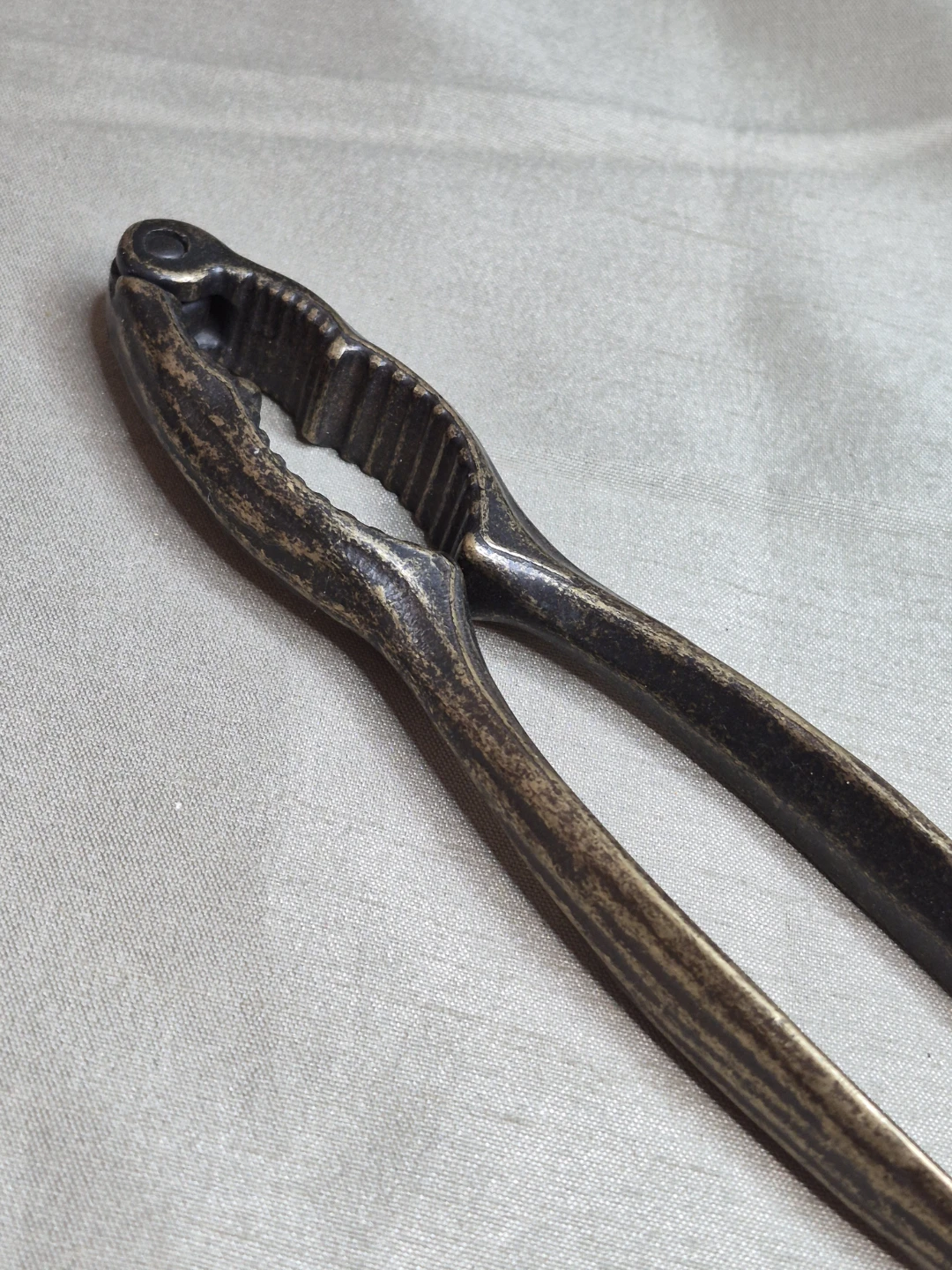 Vintage Solid Brass Metal Nut Seafood Etc. Cracker - photo 5