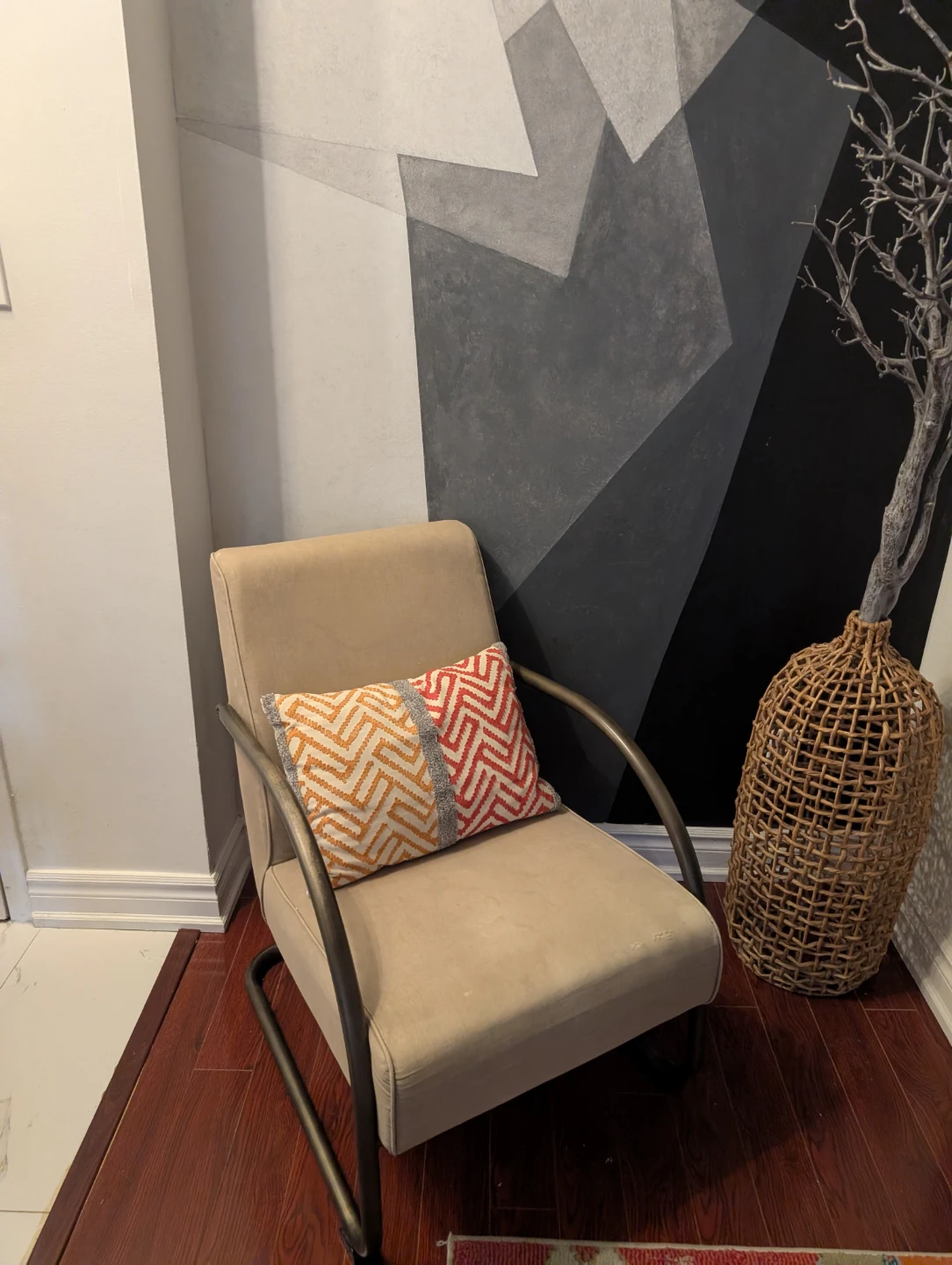 Neutral Accent Chair - photo 5