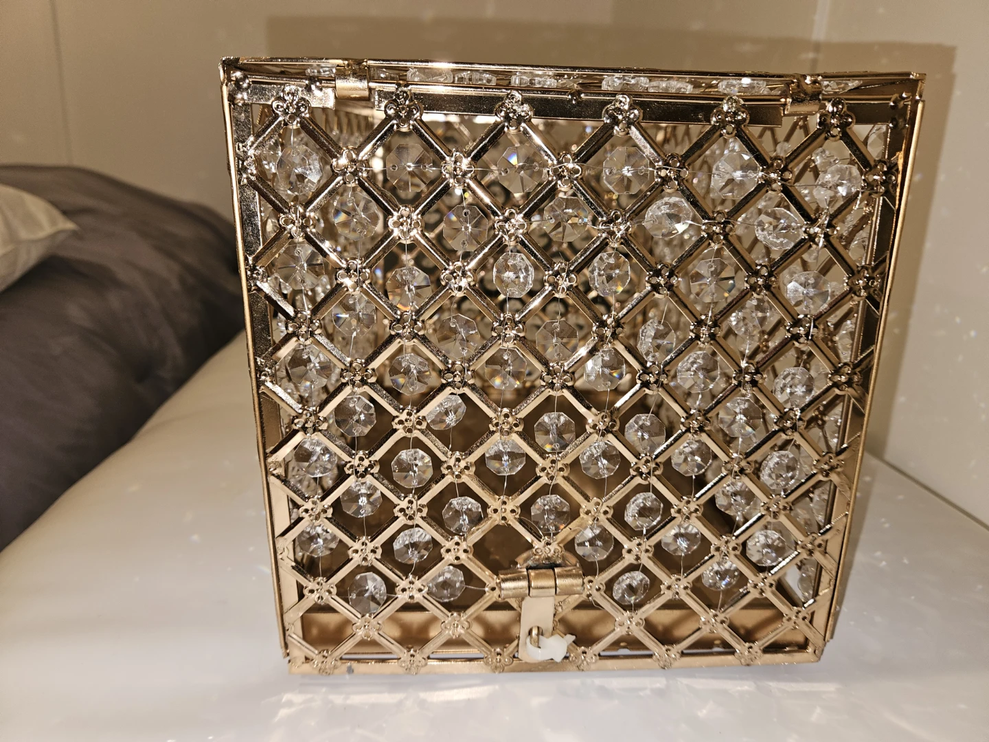 Gold Crystal Money box