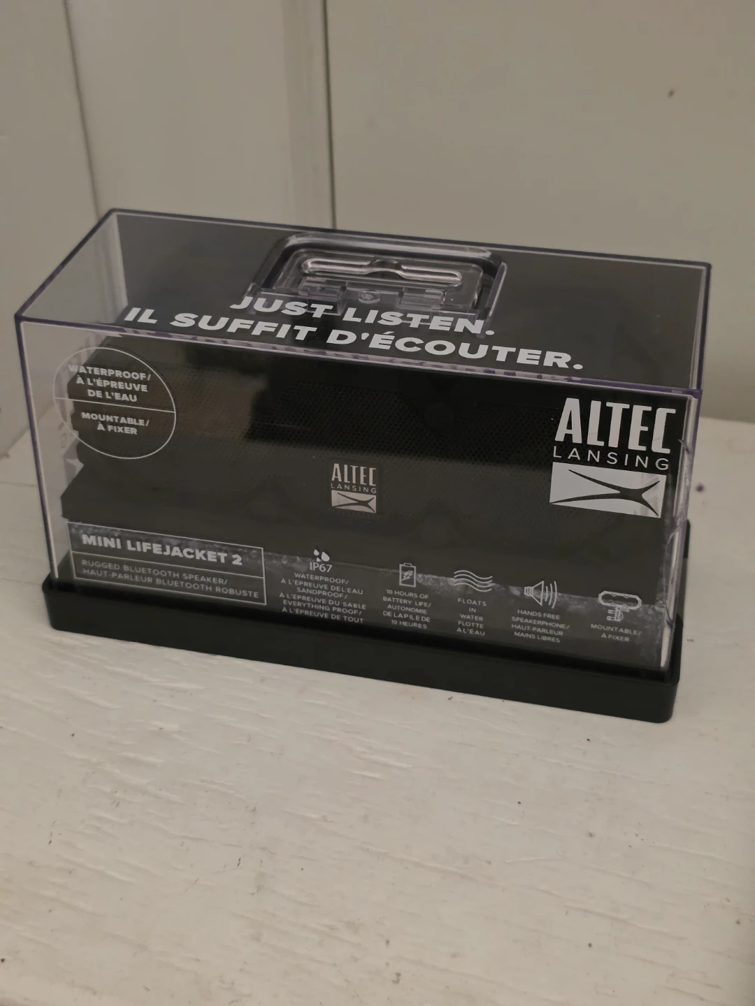 New Altec Lansing Mini LifeJacket 2 Bluetooth Speaker