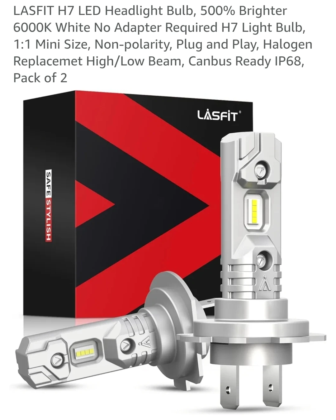 LASFIT H7 LED Headlight Bulbs