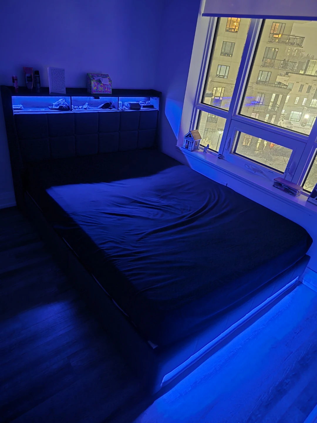 Bed Frame with LED Lighting - photo 2