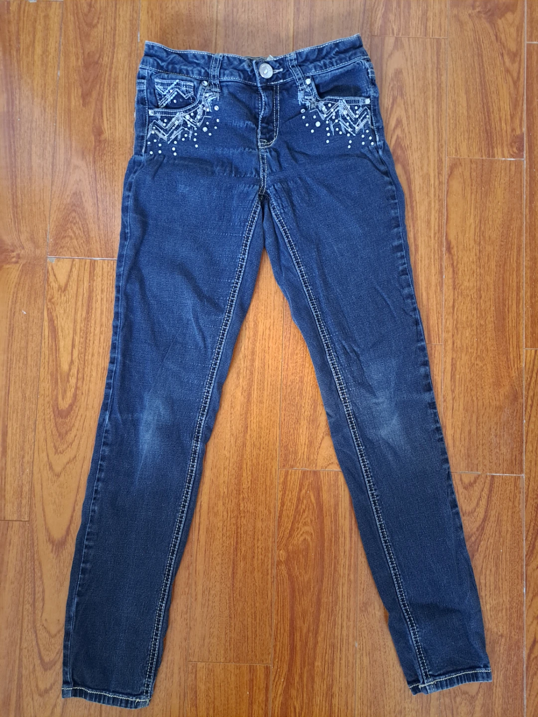 🛍Justice Premium Jeans Girls Blue Embellished Denim🛍