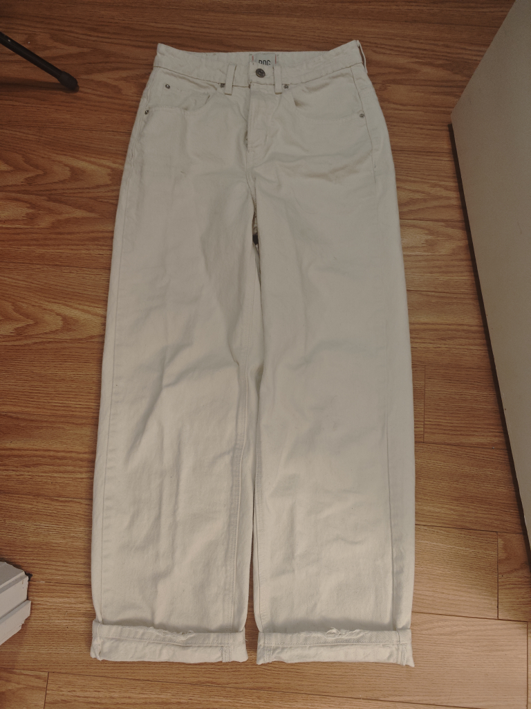 BDG White Denim Jeans