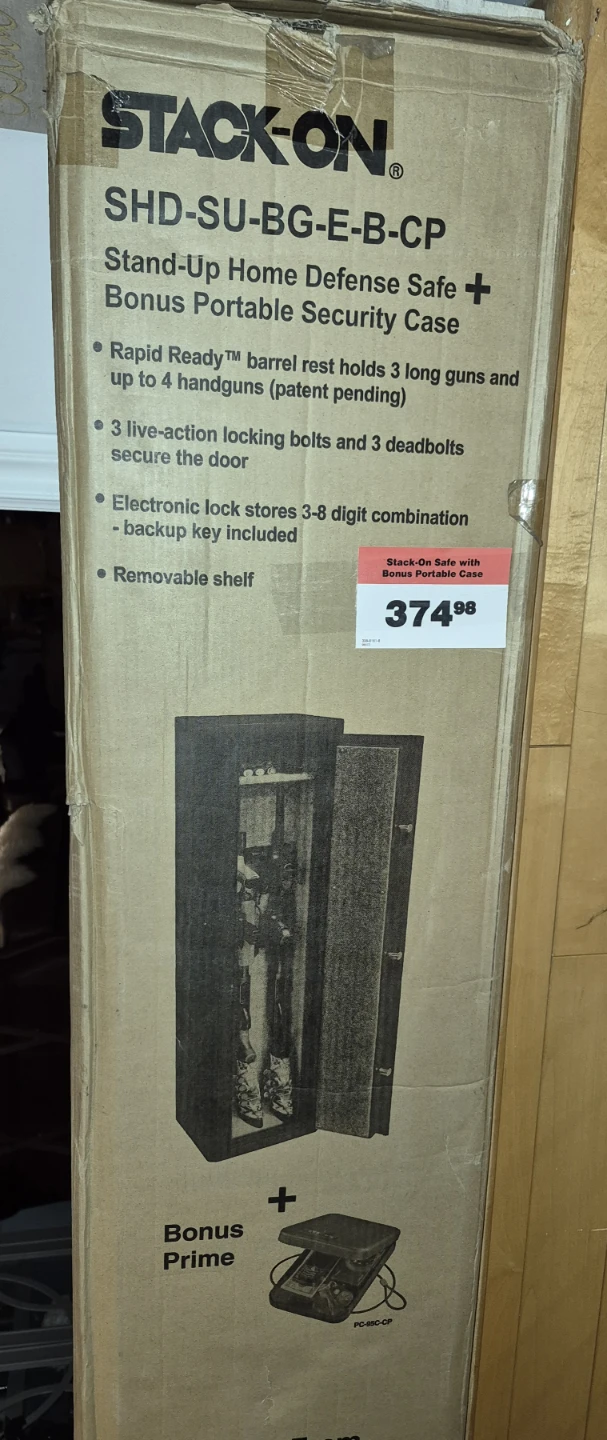 NEW Stack-On Electronic Home Defence Safe & Bonus Portable Case - photo 2