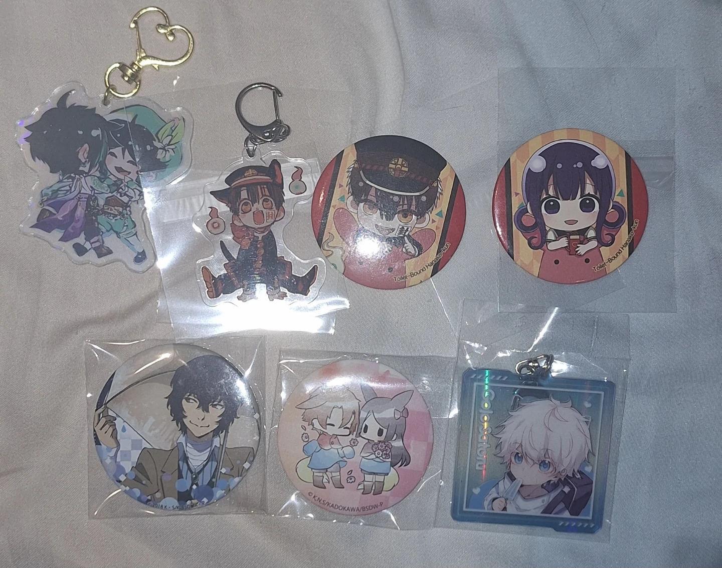 Anime Keychains & Pins