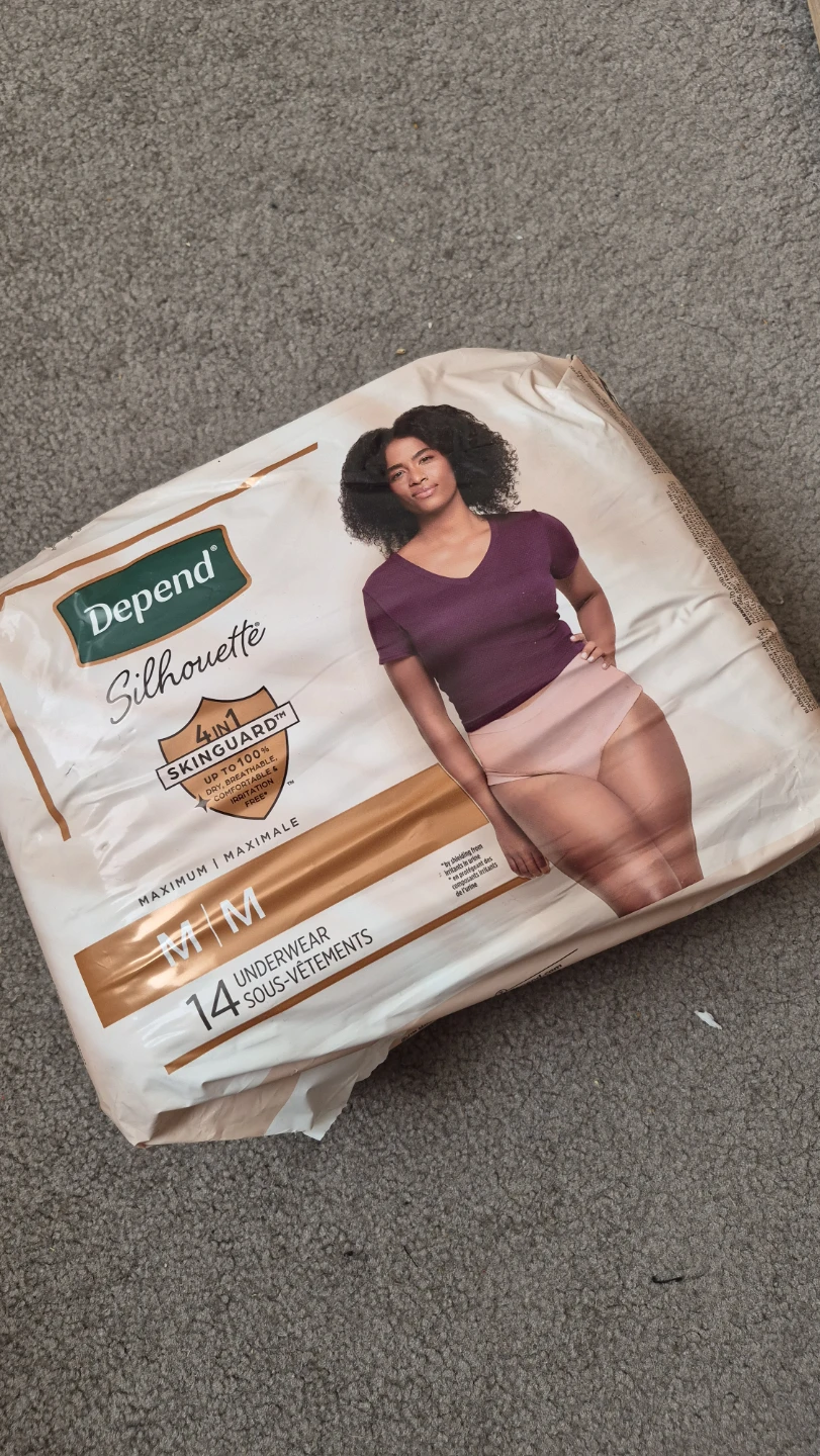 New! Depend Underwear, Medium