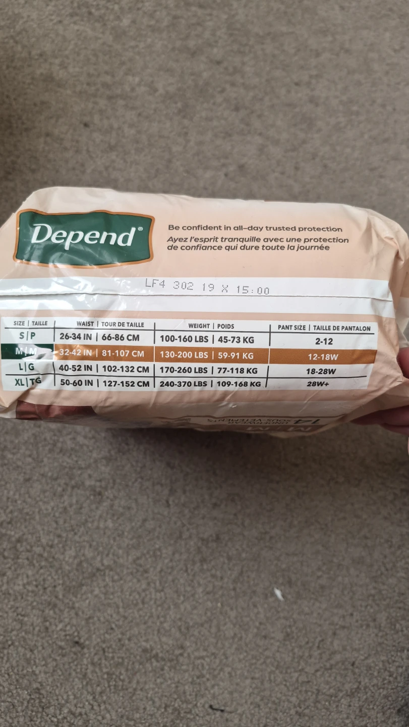 New! Depend Underwear, Medium - photo 2