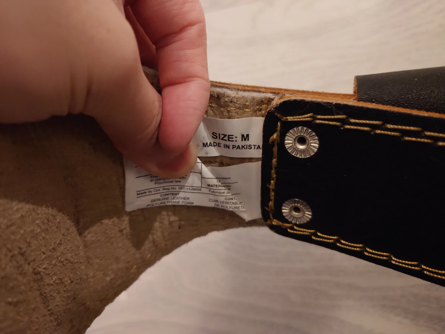 Harbinger Weight Lifting Belt - Size M - photo 3