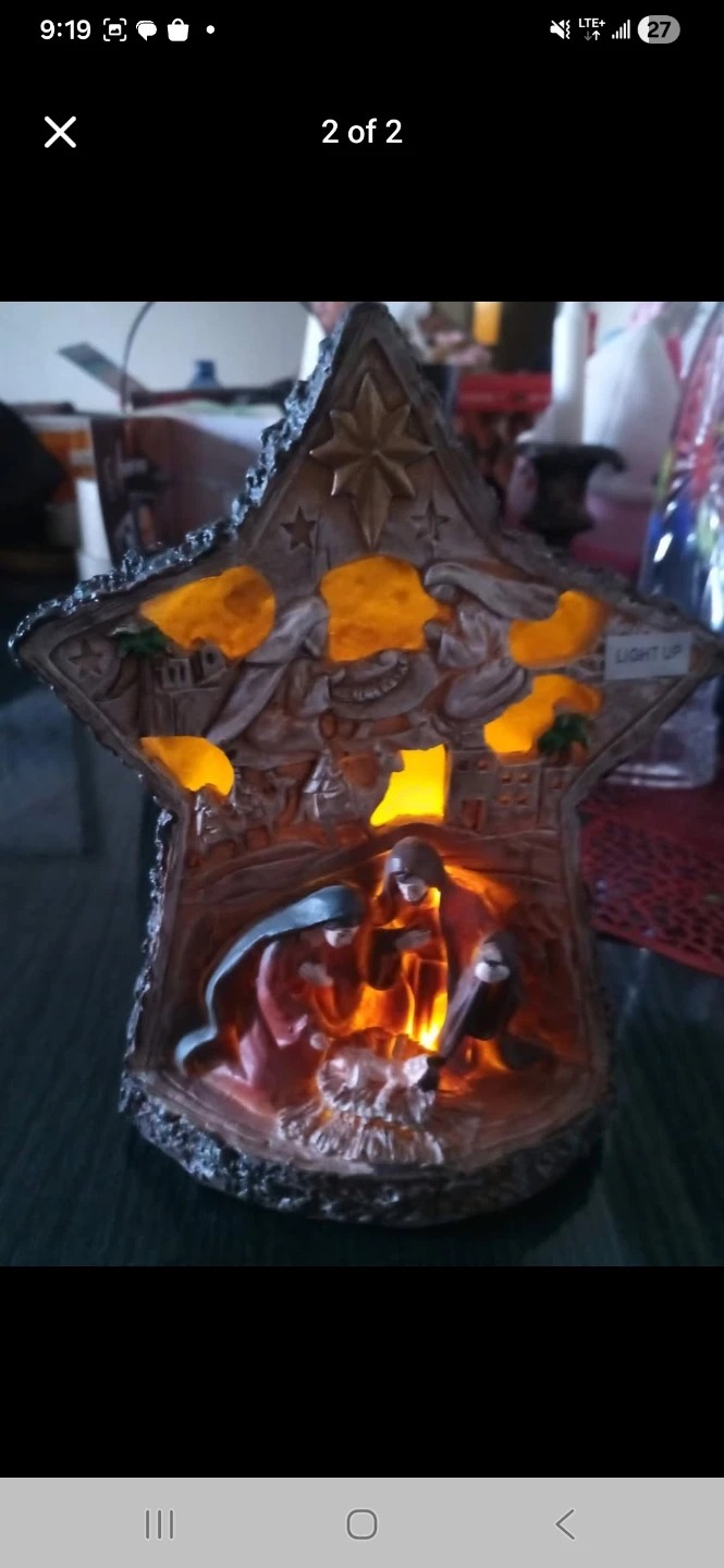 Nativity Scene Star Light Up Decoration - photo 2