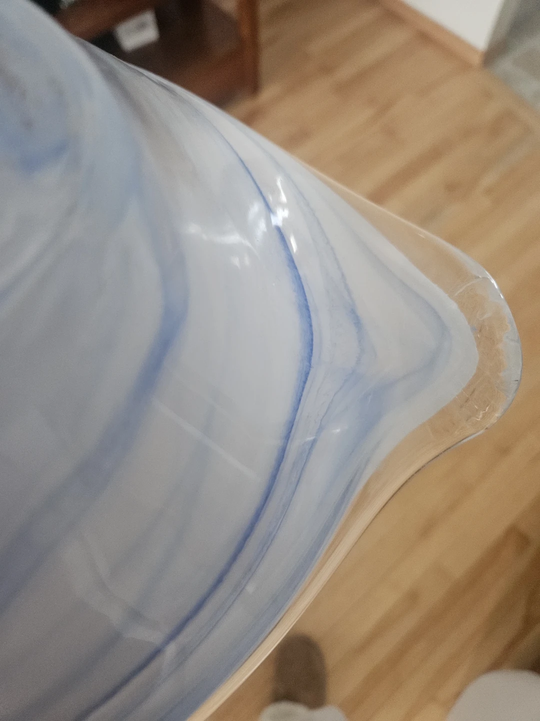Murano Art Glass Bowl - Blue & White - photo 4
