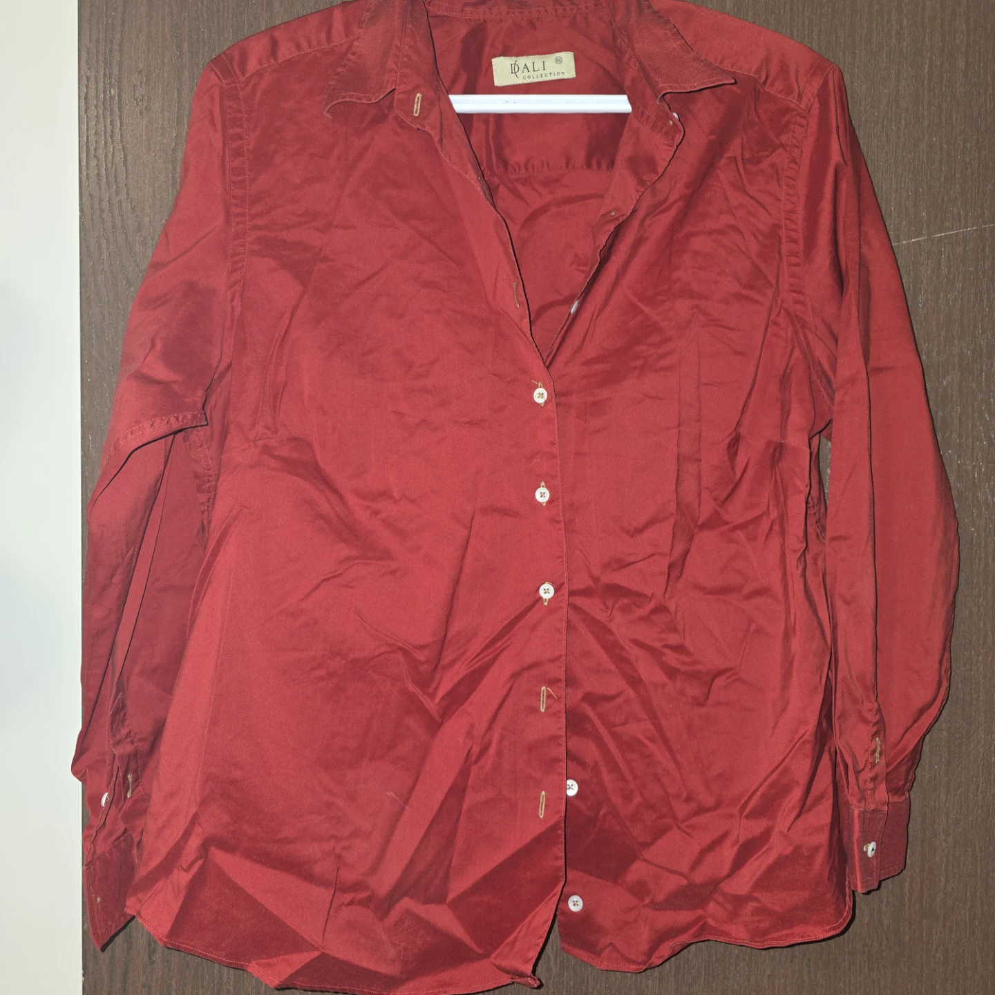 Dali Collection Red Button-Up Shirt - Size 50