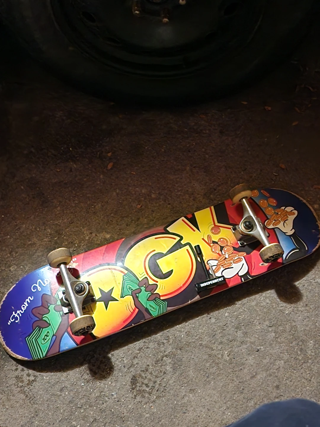DGK SKATEBOARD WITH TOOL
