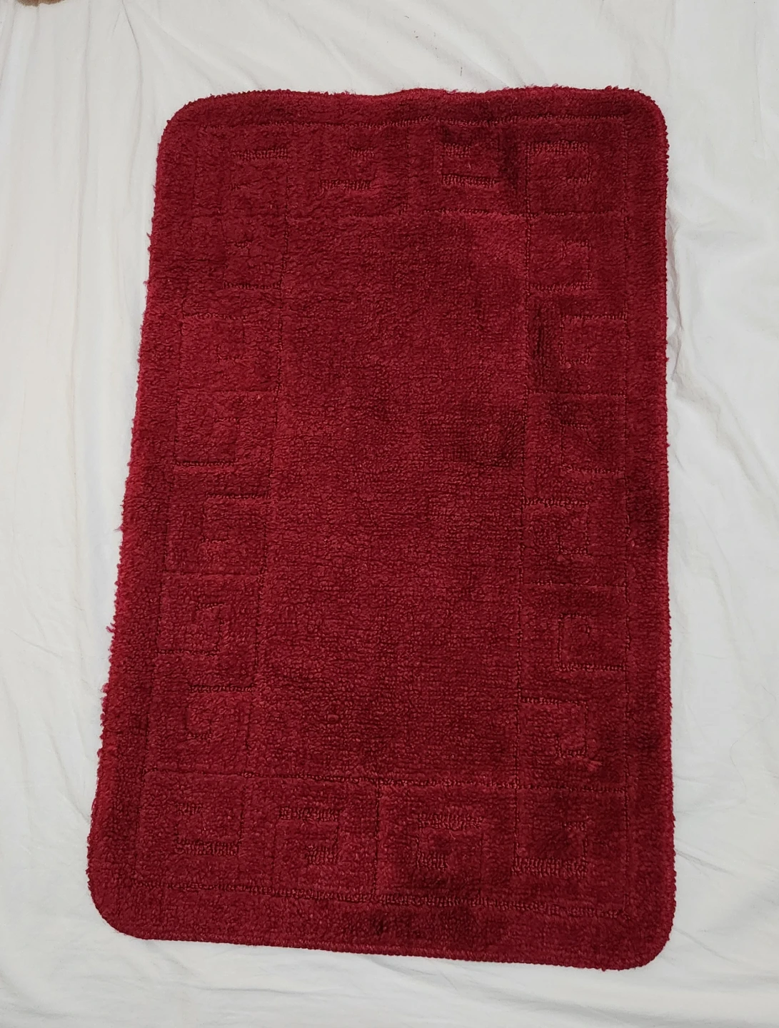 Red Bath Mat Set - photo 2