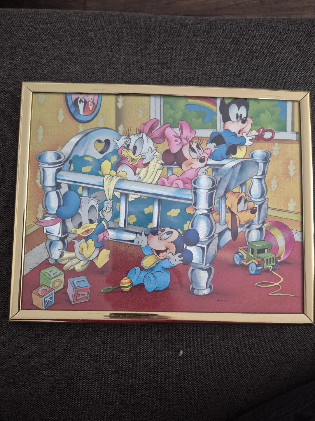 Framed Disney Cartoon Print