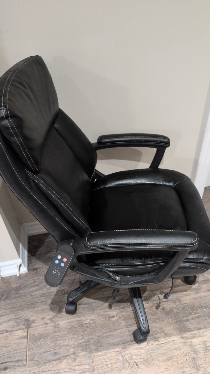 Black Leather Executive Office Chair - photo 4