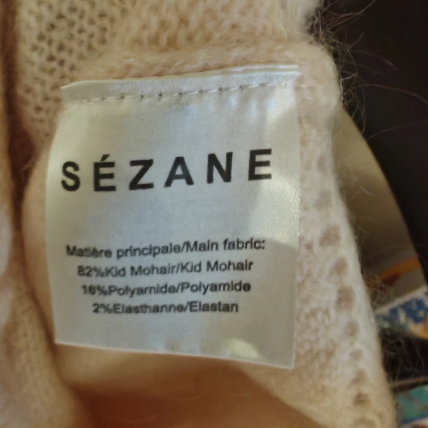 Sézane Pink Mohair Cardigan - photo 3