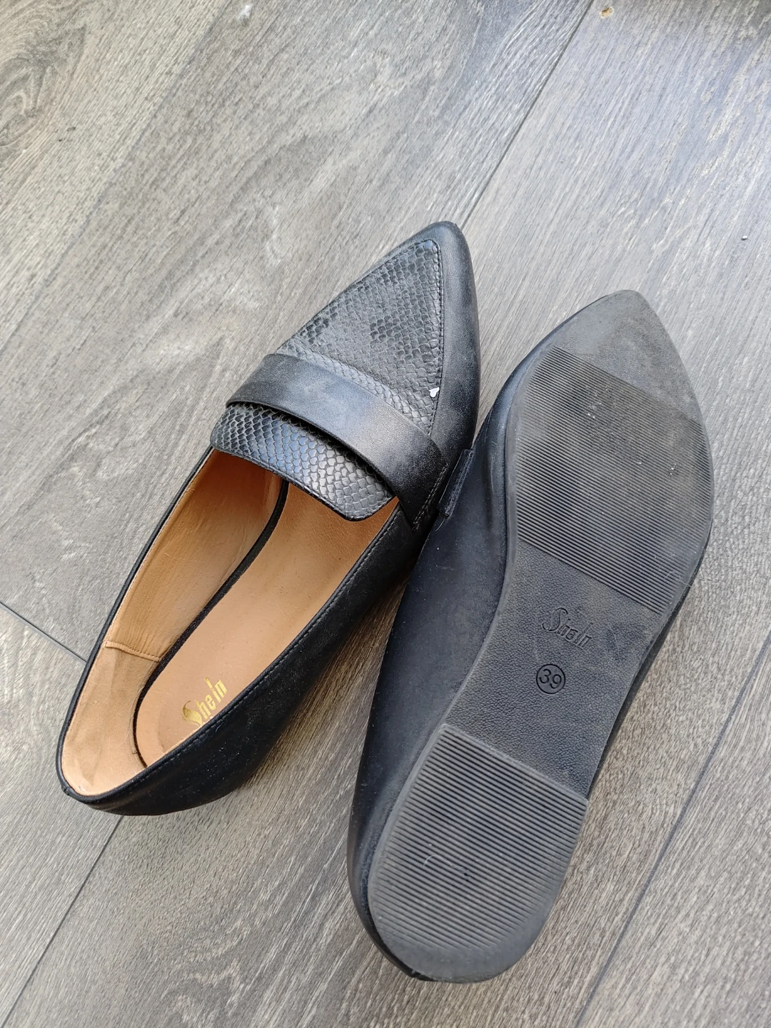 Shelly Black Loafer Flats - photo 3