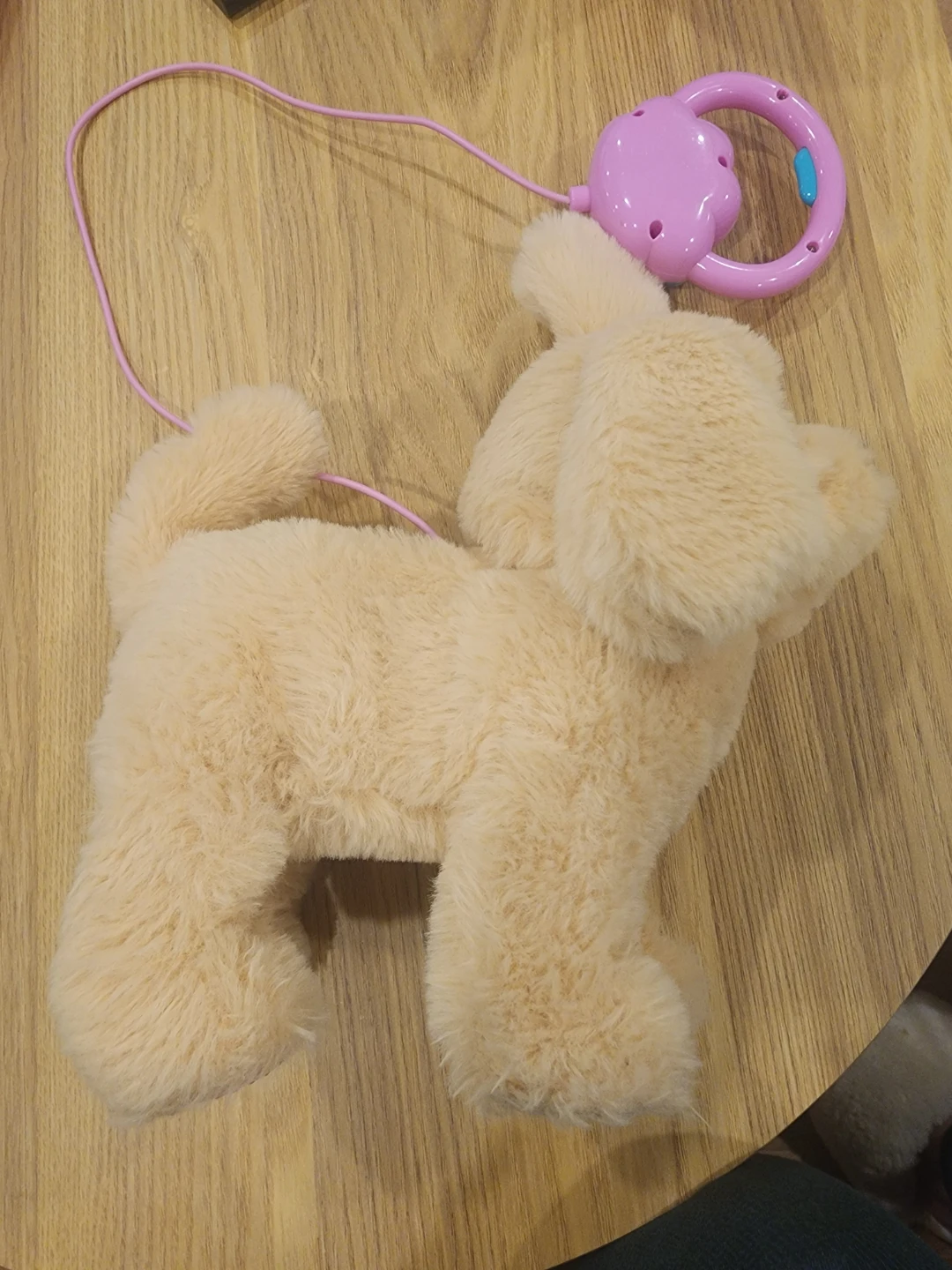 Monealpjs Interactive Walking Dog Plush Toy with Leash