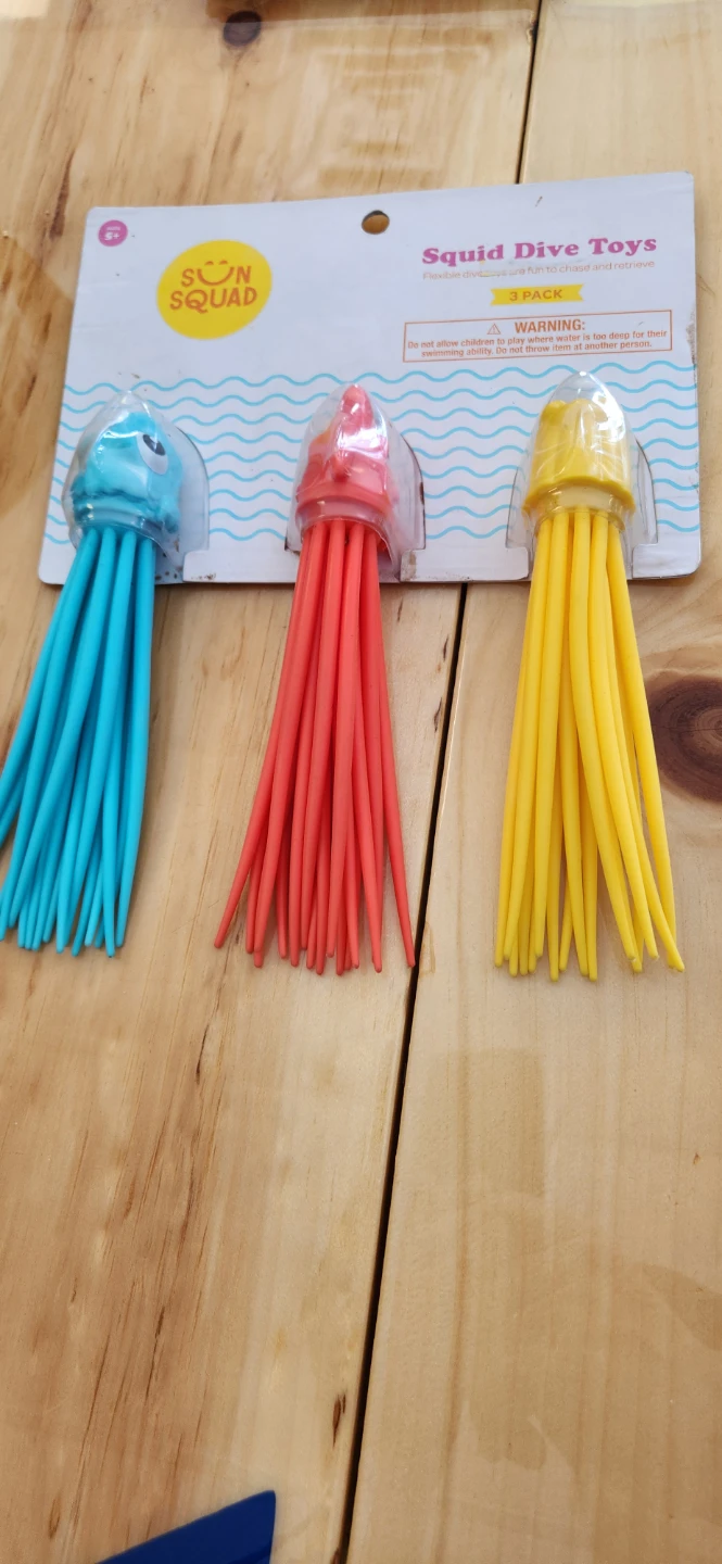 Sun Squad Squid Dive Toys 3 Pack