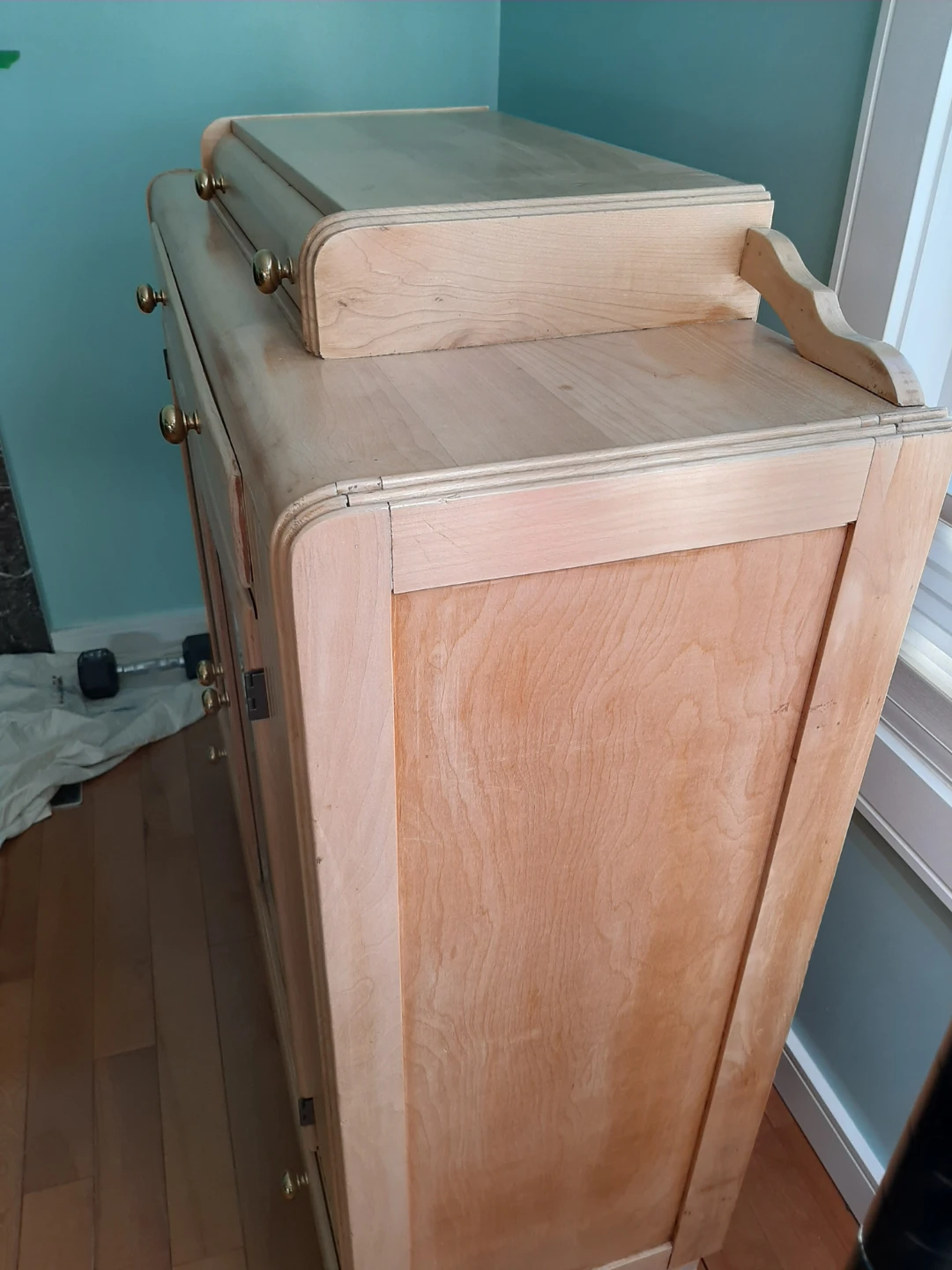 Wooden Cabinet with Glass Doors - photo 4