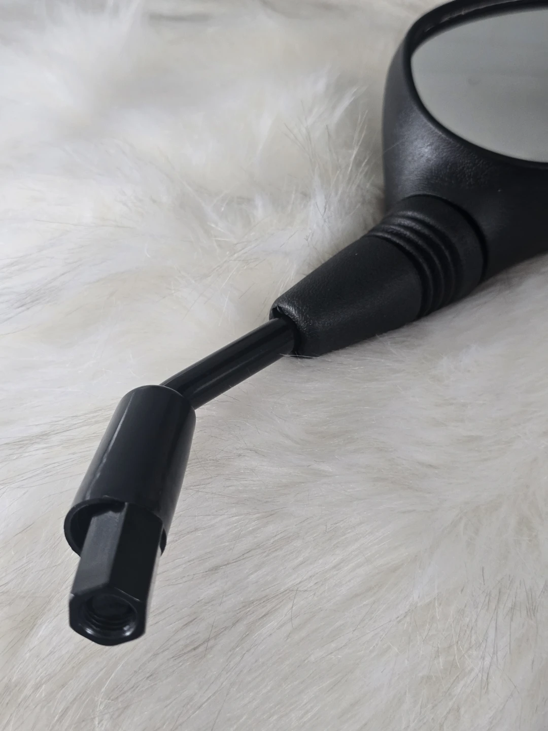 Left Motorcycle Mirror - Black - photo 4