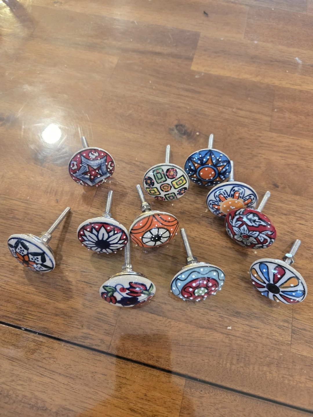 Set of 11 Ceramic Drawer Knobs