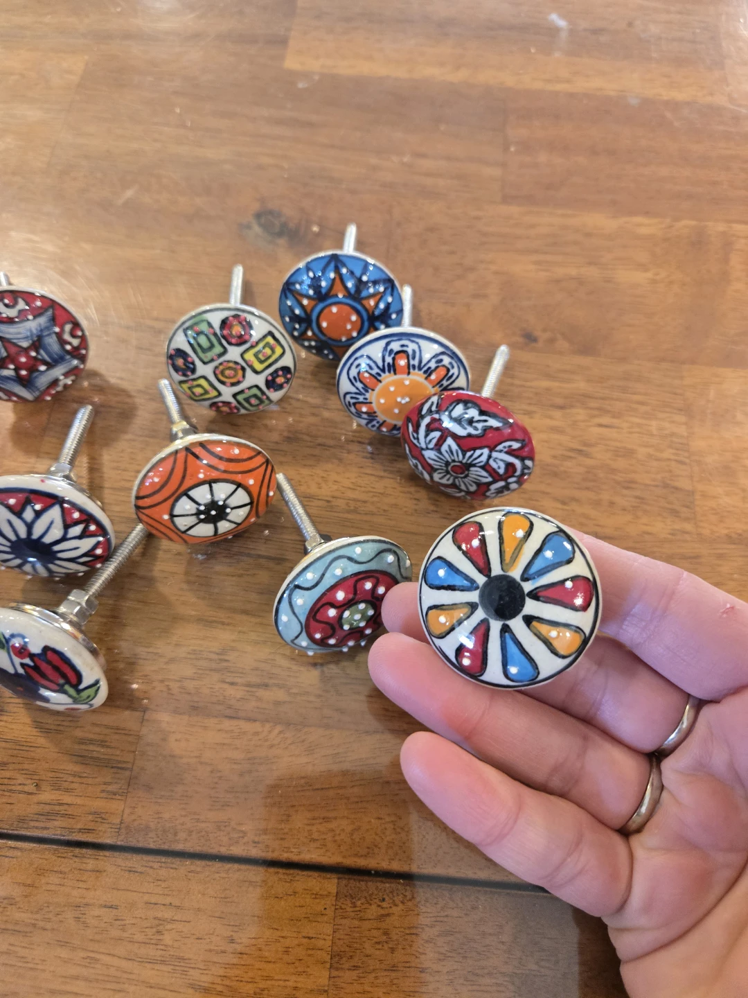 Set of 11 Ceramic Drawer Knobs - photo 3