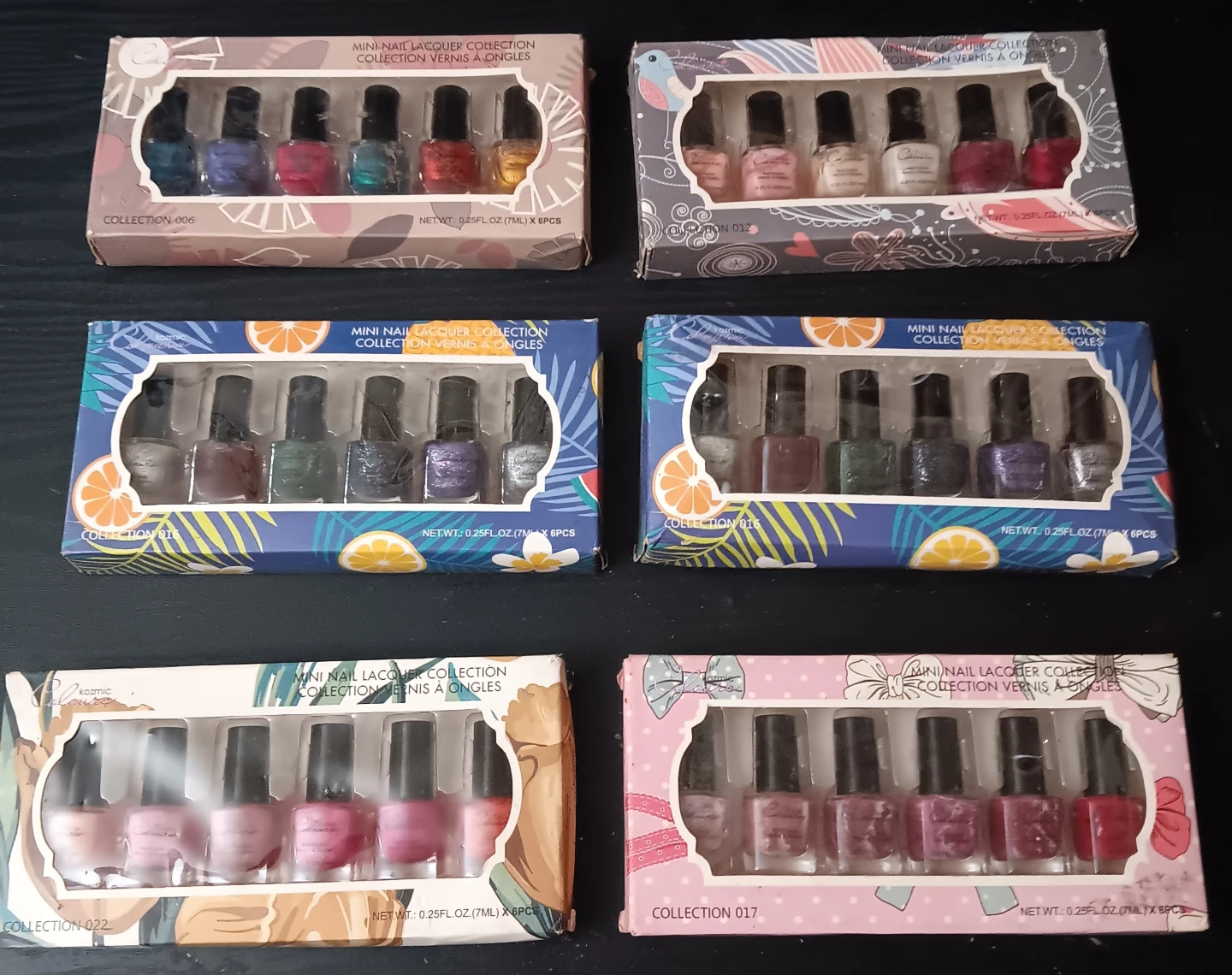 Mini Nail Lacquer Collection set (EACH)