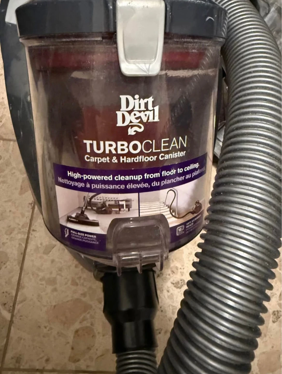 Dirt Devil TurboClean Canister Vacuum