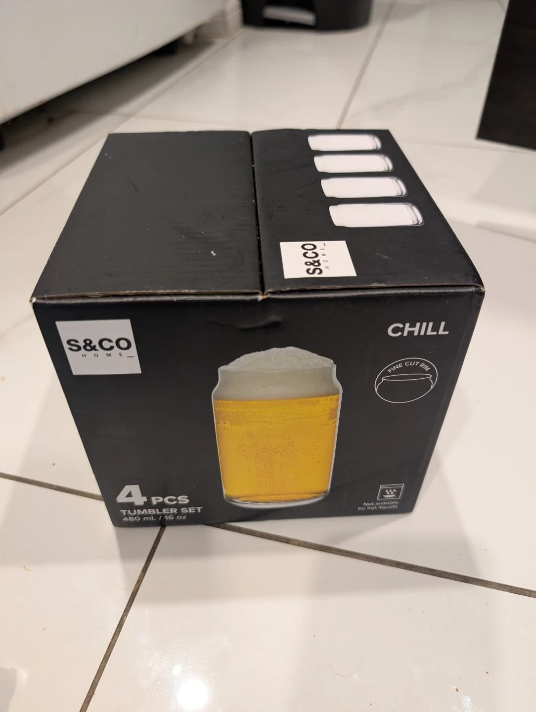 S&CO Home Chill Tumbler Set - 4 Pieces - New - photo 4