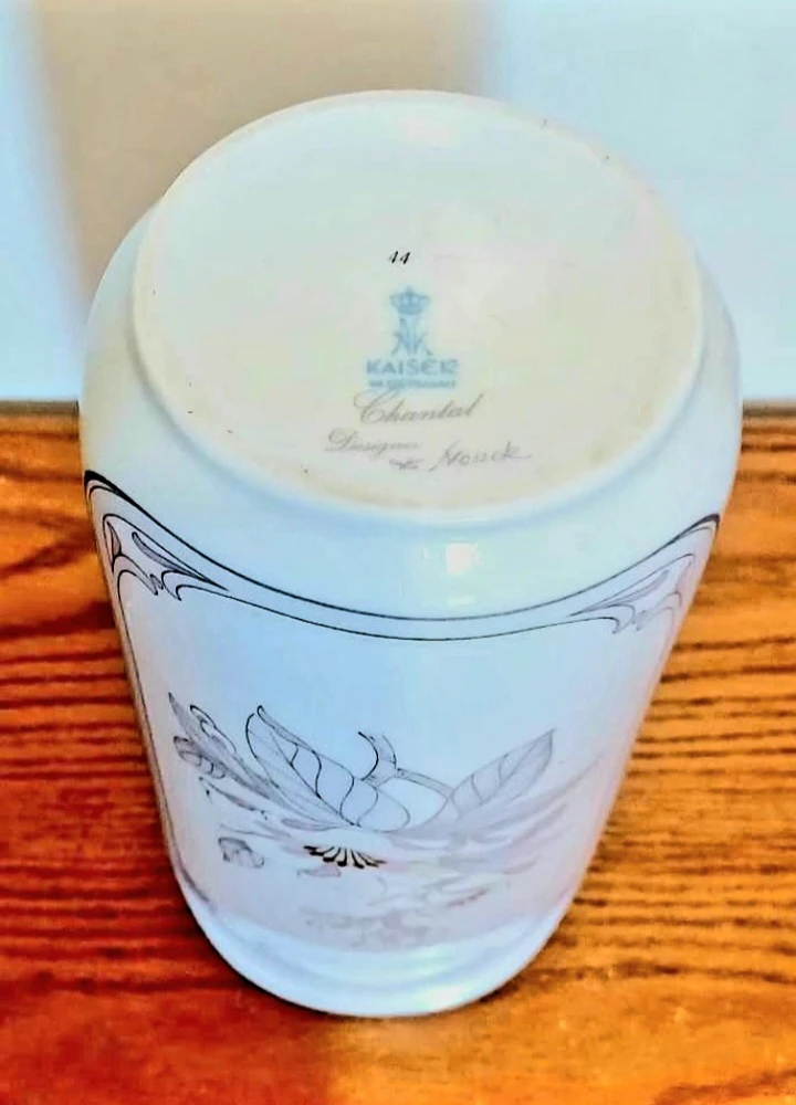 Vtg W. German Kaiser Chantal Vase - photo 4