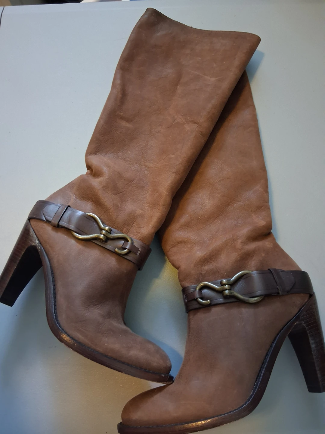 Cole Haan Brown Leather Boots - Size 7.5 - photo 2