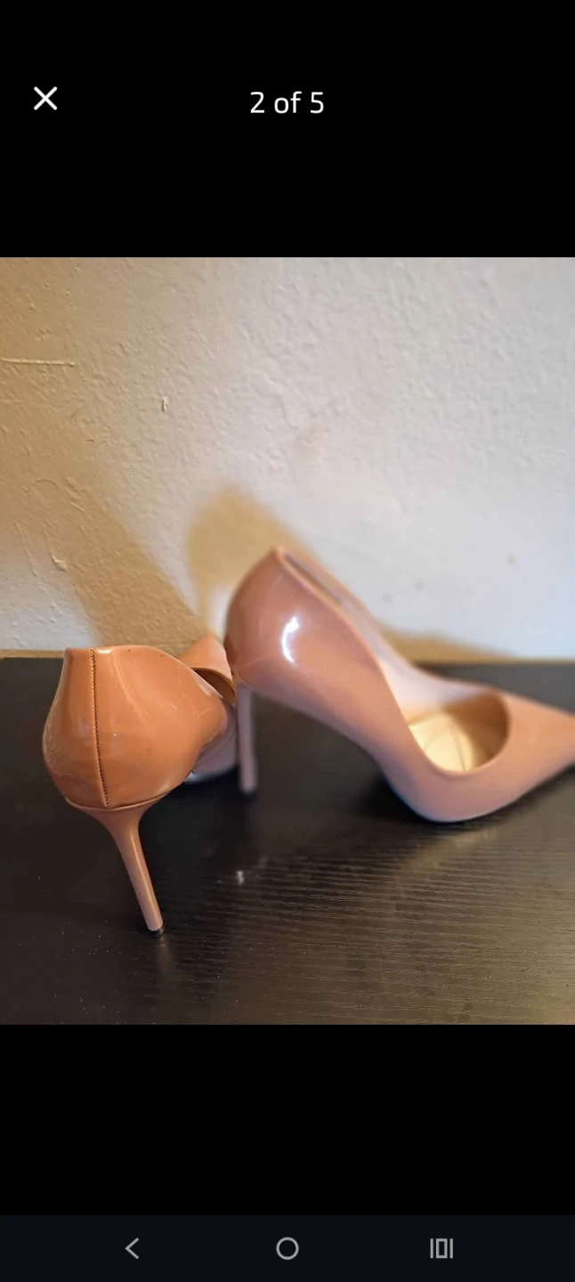 Nude Pointed Toe Heels