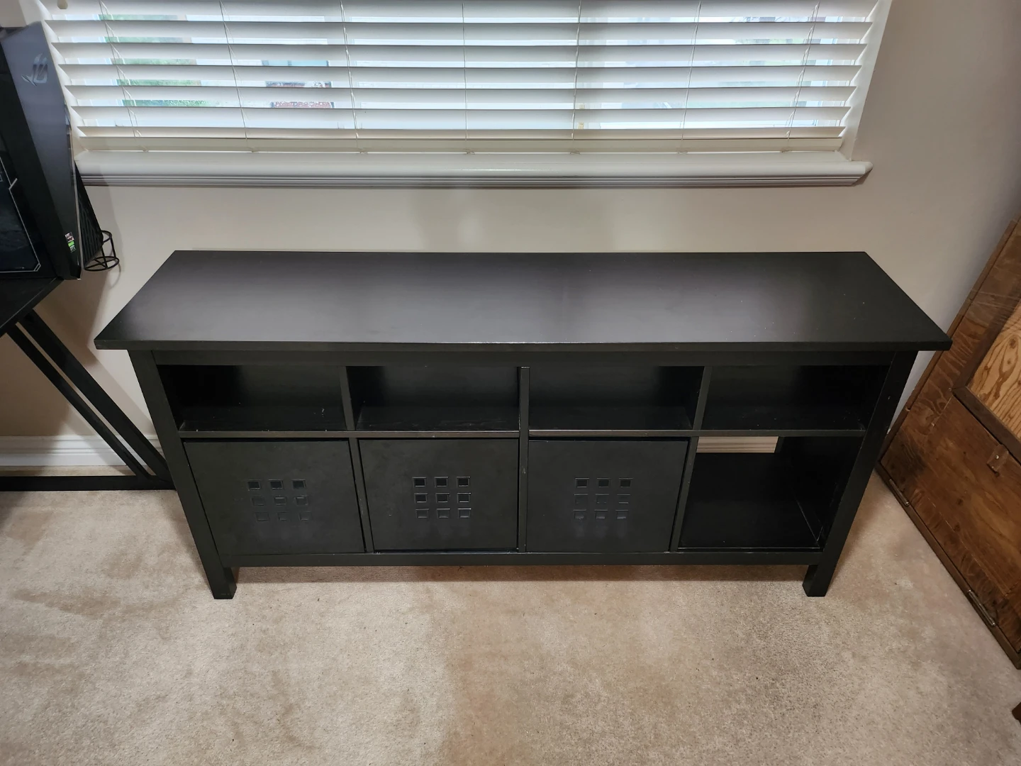 Black Shelf w/ bins - photo 2