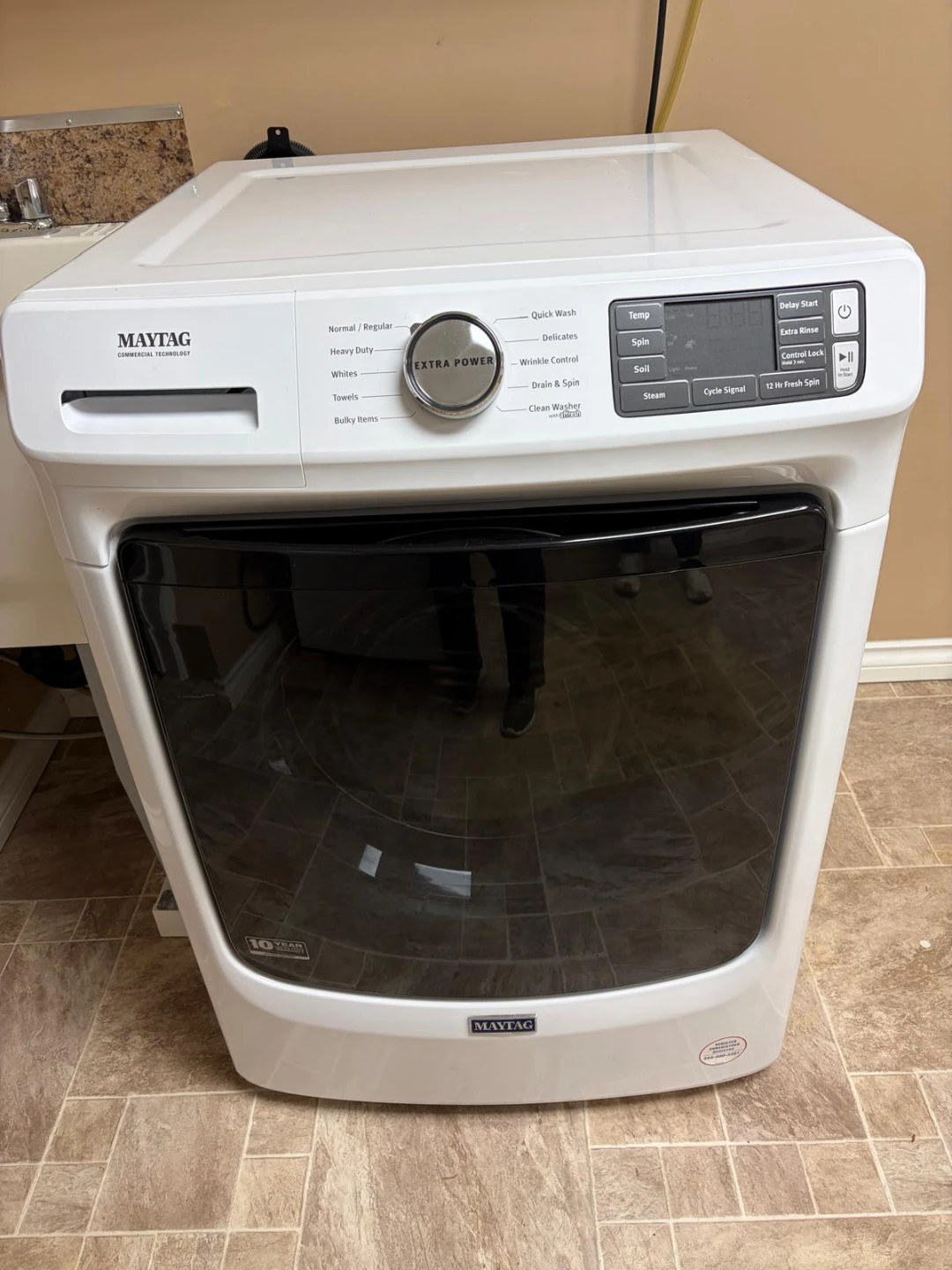 Maytag Front Load Washing Machine & GE Electric Dryer - photo 4