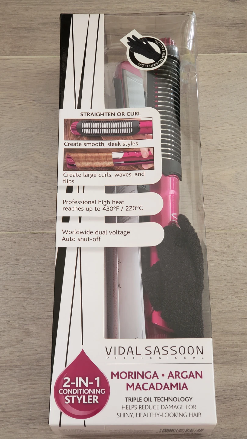 🥕 NEW Vidal Sassoon 2-in-1 Conditioning Styler - New!
