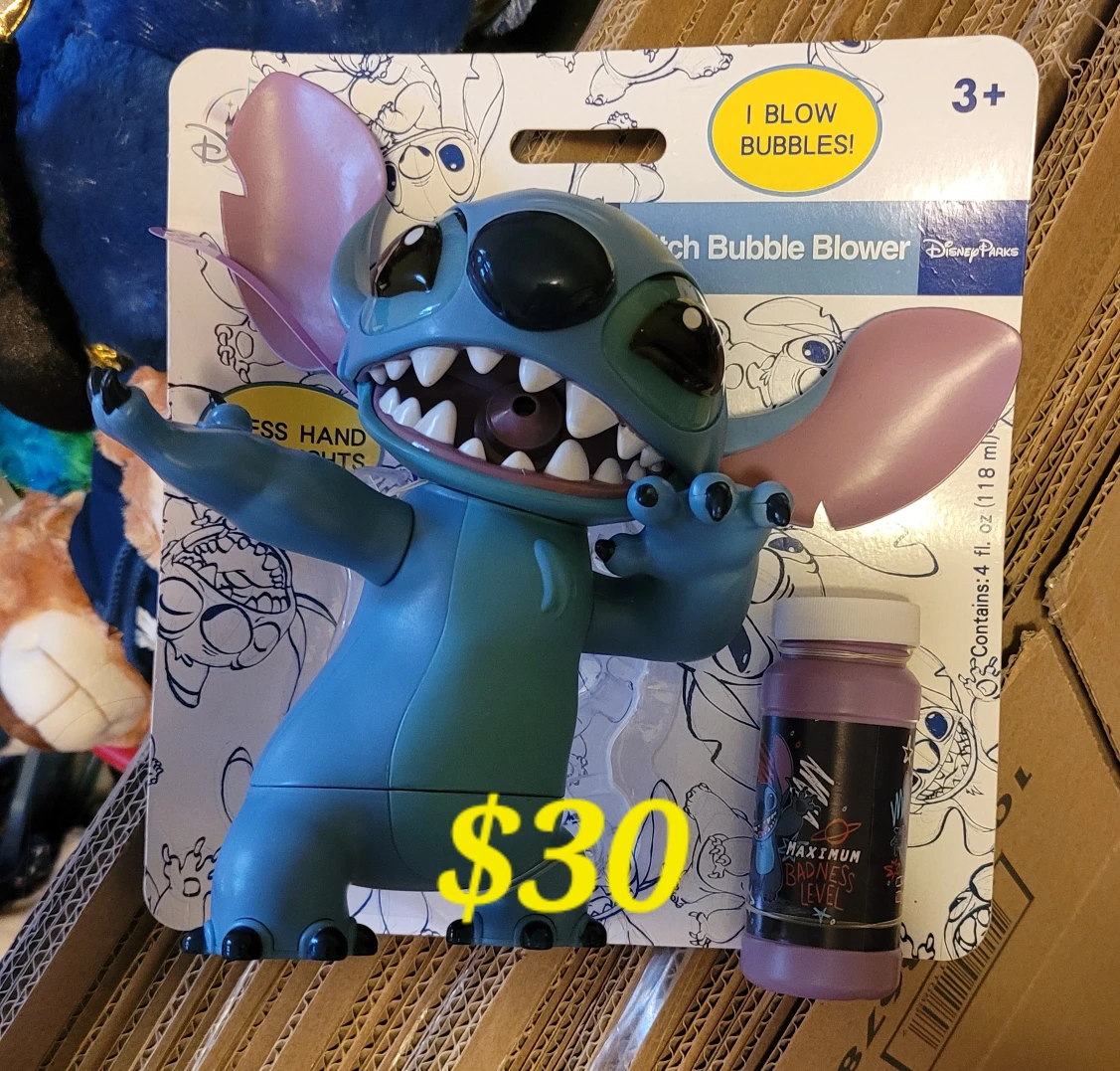 Disney Parks Stitch Bubble Blower - New!
