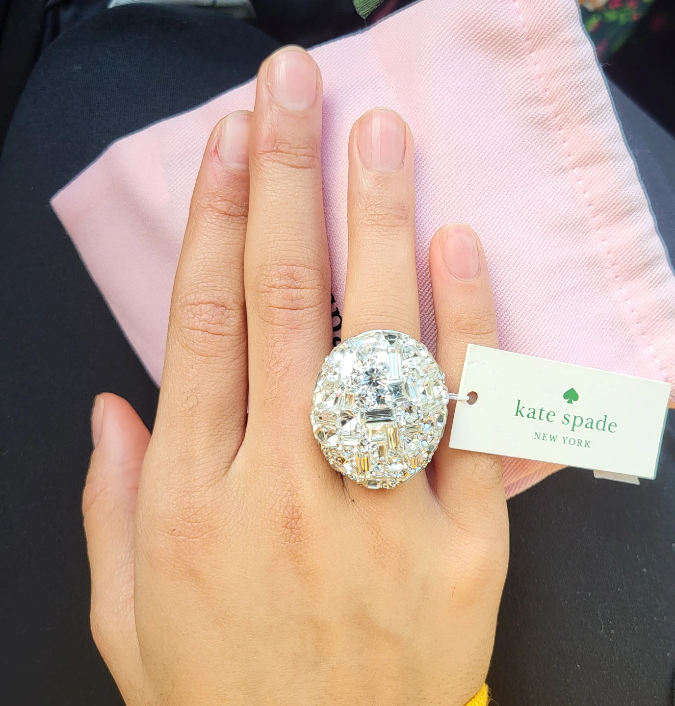 Brand New Kate Spade Brilliant Statement Ring - Size 6