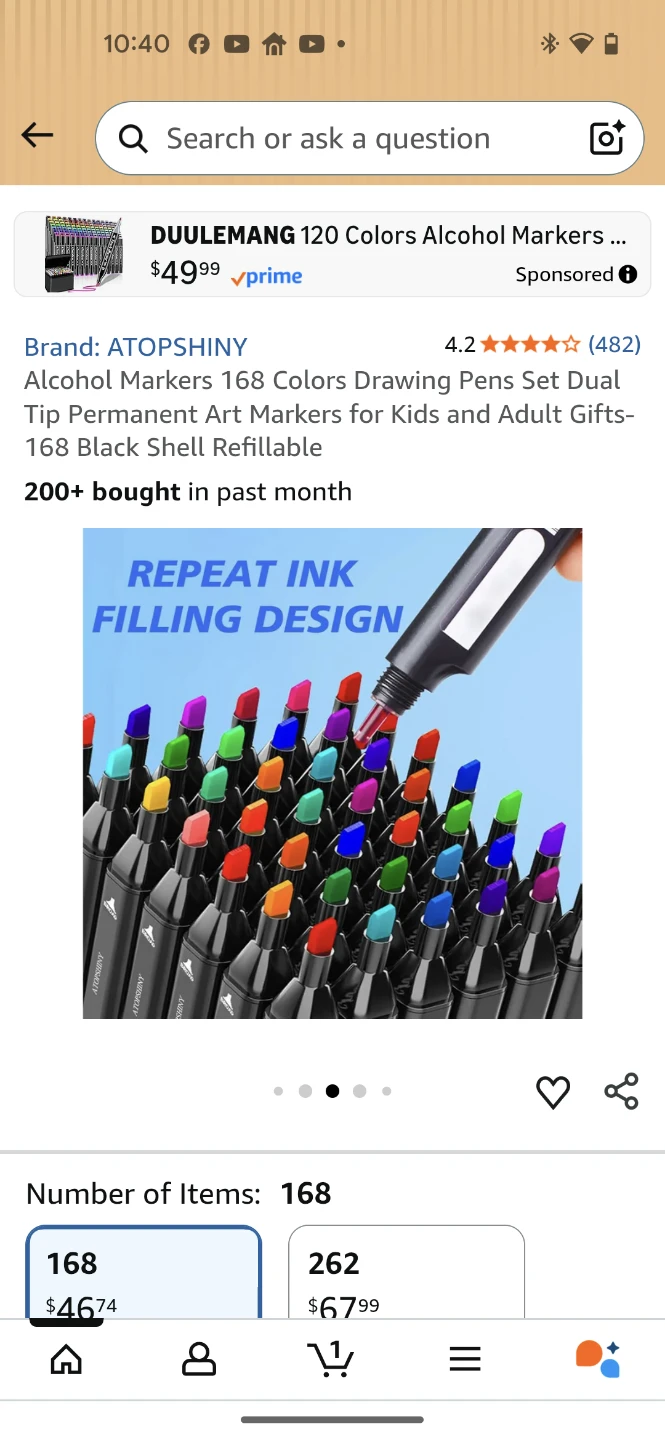 ATOPSHINY 168 Colors Alcohol Markers Art Drawing Pens - photo 4