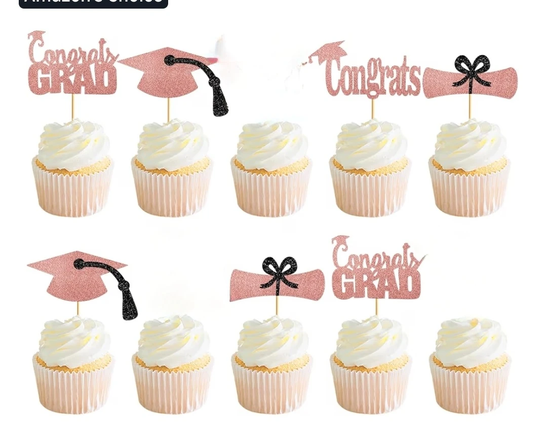 Graduation Cupcake Toppers