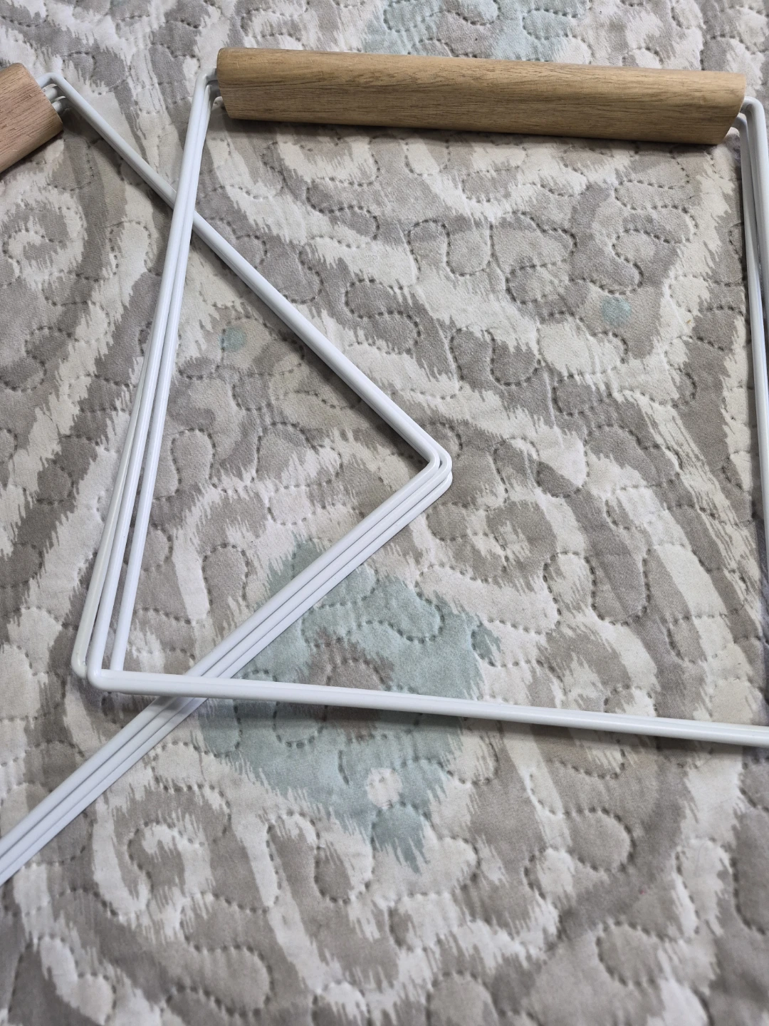 Pair of 9 1/2" x 10 1/2" Misc. Display Stands Metal & Wood - photo 3