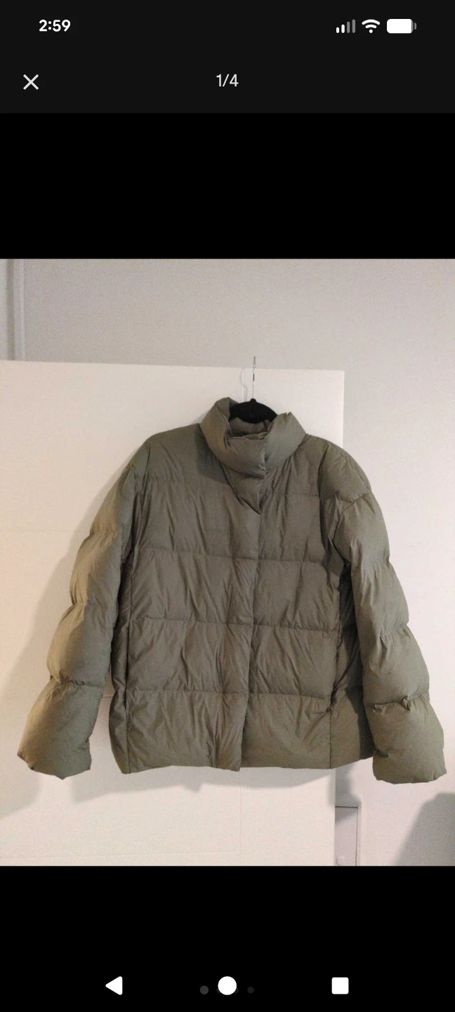 Uniqlo Down Puffer Jacket - Olive Green - photo 2