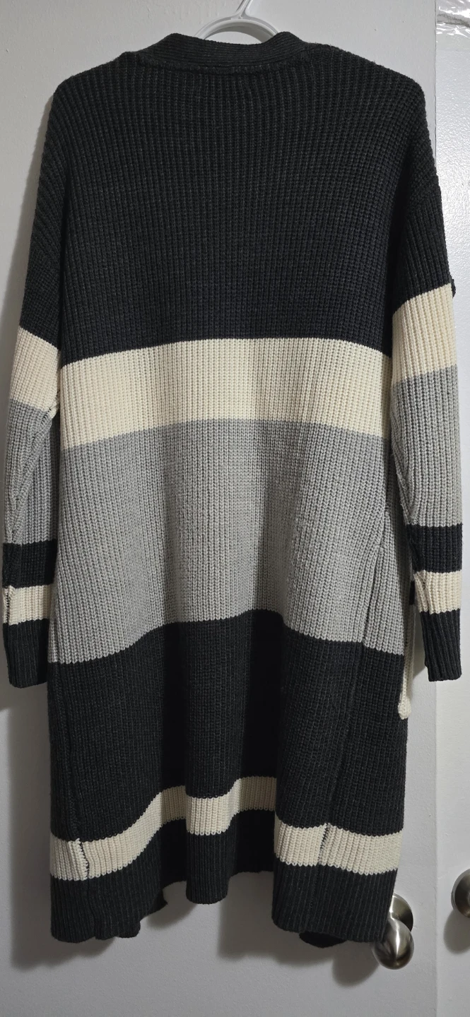 SUZY Striped Cardigan Sweater - photo 4