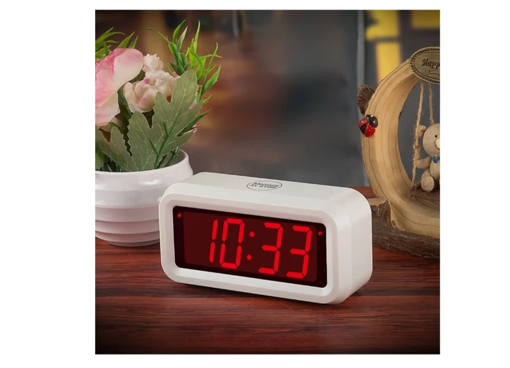 Timegyro Alarm Clock for Bedrooms, LED Digital Clock - photo 2