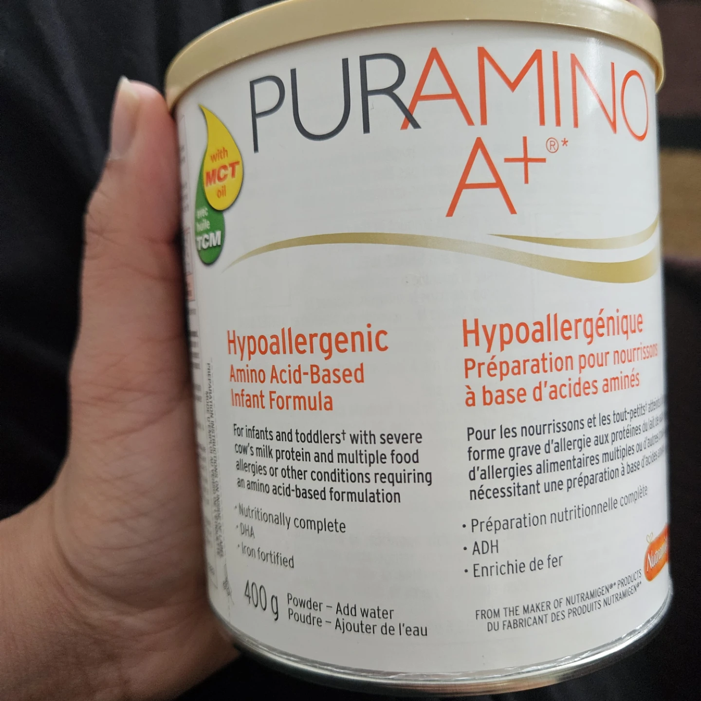 Puramino A+ Hypoallergenic Infant Formula