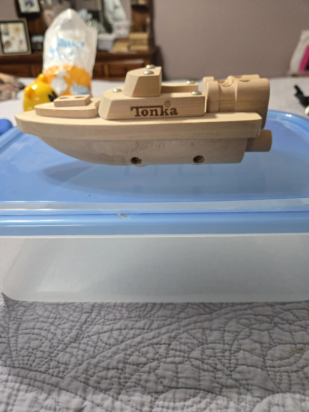 Tonka Wooden Toy Boat